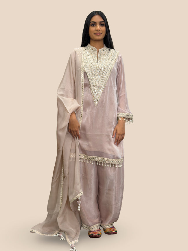Aryelle Lavender Farshi Shalwar Suit