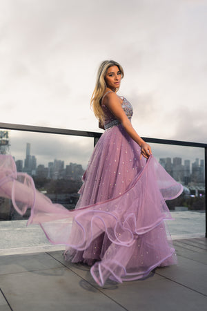 1 of 1 Pastel Pink Lehenga